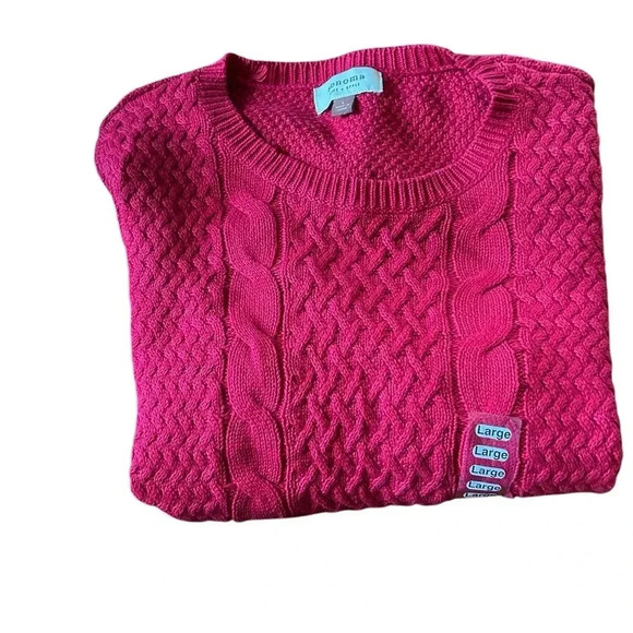 Bright Red Sonoma Sweater Size L NWOT - Picture 2 of 9